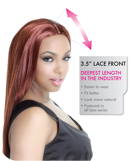 R&B 3.5 inch lace front 