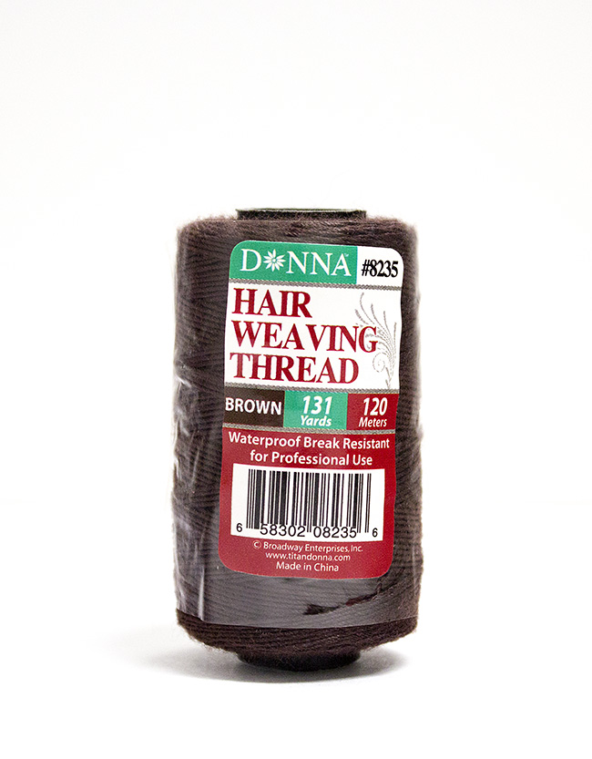 Donna - Hair Weaving Thread (120M / Black / Brown) #8235