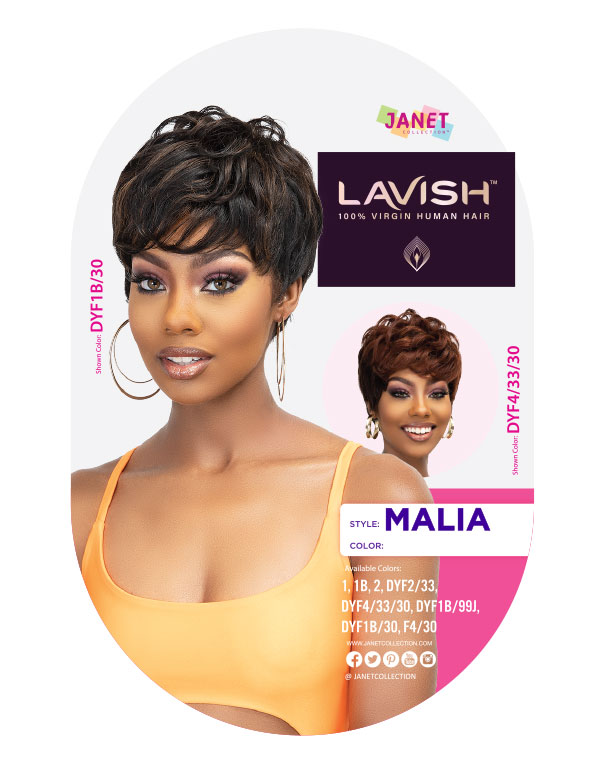 Janet Collection - Lavish Human Hair Wig MALIA