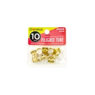 Filigree Tube (10mm / 10 pcs)
