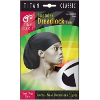 Titan - Spandex Dreadlock Cap #22142 (BLK) Titan - Spandex Dreadlock Cap #22142 (BLK)
