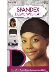 Donna - Spandex Dome Wig Cap 22217 (BLACK)