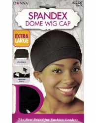 Donna - Spandex Dome Wig Cap Extra Large 22537 (BLACK)
