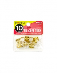 Filigree Tube (10mm / 10 pcs)