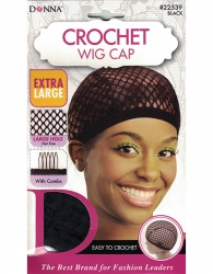 Donna - Crochet Wig Cap 22539 (BLACK)