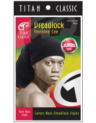 Titan - Dreadlock Stocking Cap #22138 (BLK)