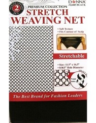 Donna - Stretch Weaving Nets #22405 (BLACK)