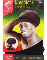 Titan - Dreadlock Stocking Cap #22136 (BLK)