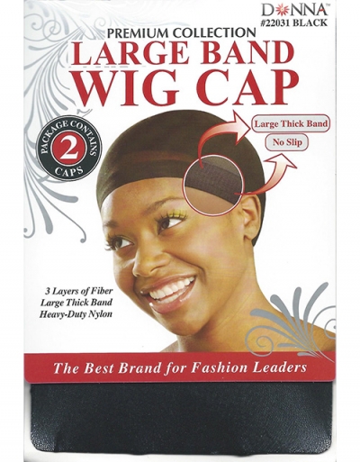 Donna - Large Band Wig Cap 2 pcs 22031