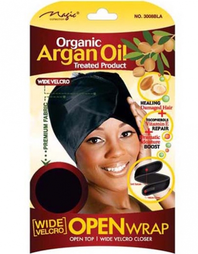 Magic - Organic Wide Velcro Open Wrap (#3008BLA)
