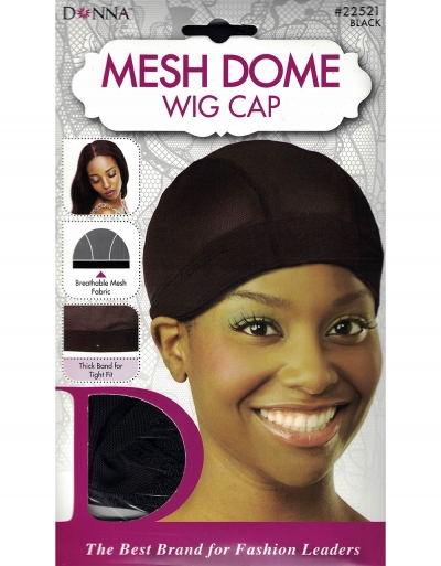 Donna - Mesh Dome Wig Cap 22521 (BLACK)