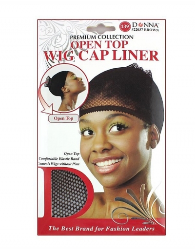 Donna - Open Top Wig Cap Liner #22037 (BROWN)