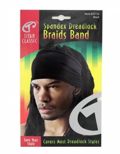 Titan - Spandex Dreadlock Braids Band #22156 (BLK)