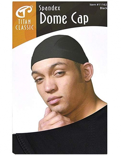 Titan - Spandex Dome Cap #11162 (BLK)