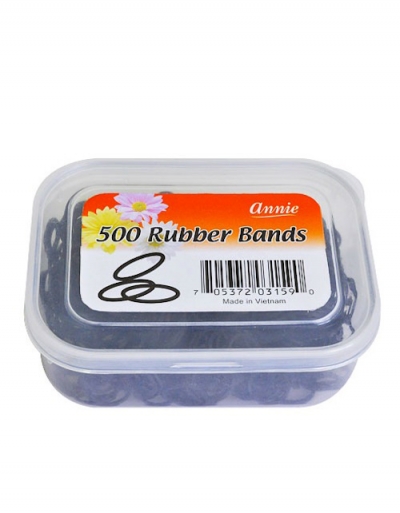 500 pcs Rubber Bands #263 (Black)