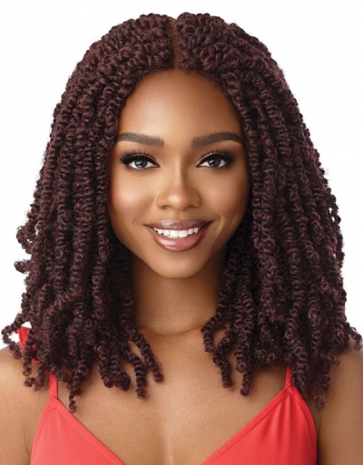 Outre - 4 X 4 Lace Front Wig Straight Bomb Twist 18"