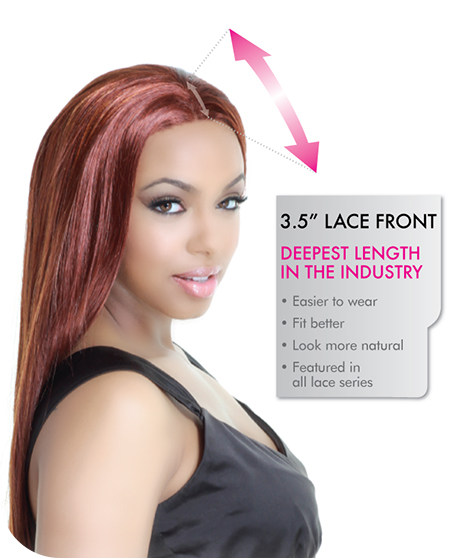 R&B 3.5 inch lace front